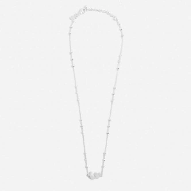 Love You To the Moon Back Silver Plated 46cm   5cm Necklace 6731