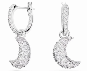 Luna Silver Moon Earring