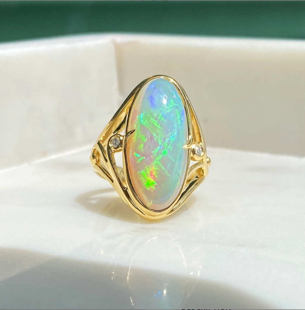 Lyla Opal Gold Ring