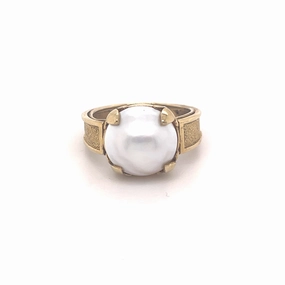 Maisy Gold Pearl Ring