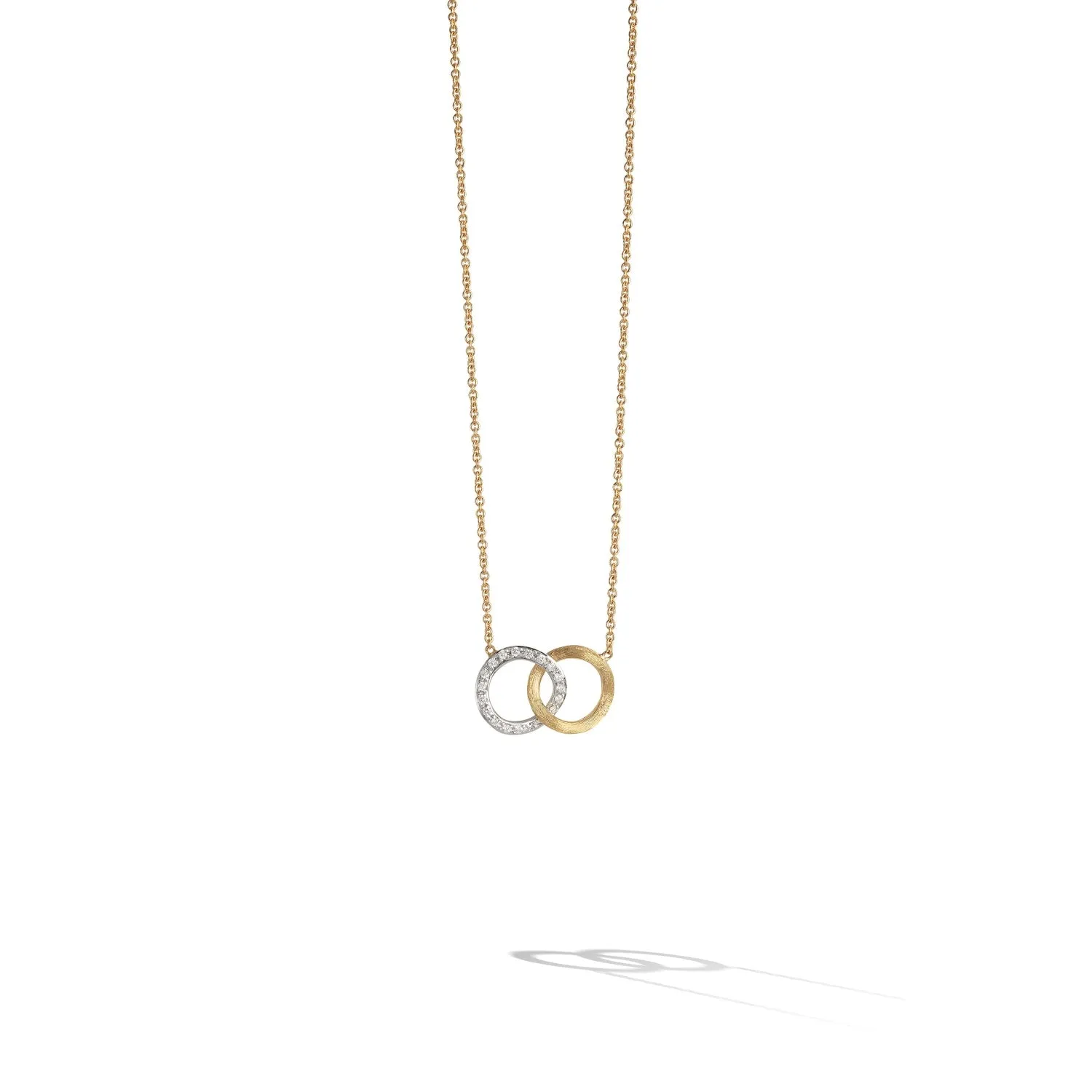 Marco Bicego Delicati 18ct Yellow Gold 0.14ct Diamond Necklace