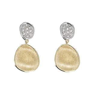 Marco Bicego Lunaria 18ct Yellow Gold Diamond Earrings