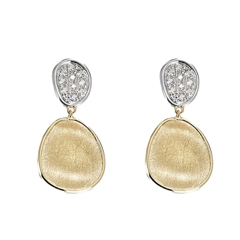 Marco Bicego Lunaria 18ct Yellow Gold Diamond Earrings