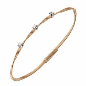 Marco Bicego Marrakech 18ct Rose Gold 0.15ct Diamond Bracelet