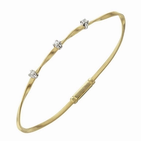 Marco Bicego Marrakech 18ct Yellow Gold 0.15ct Diamond Bracelet