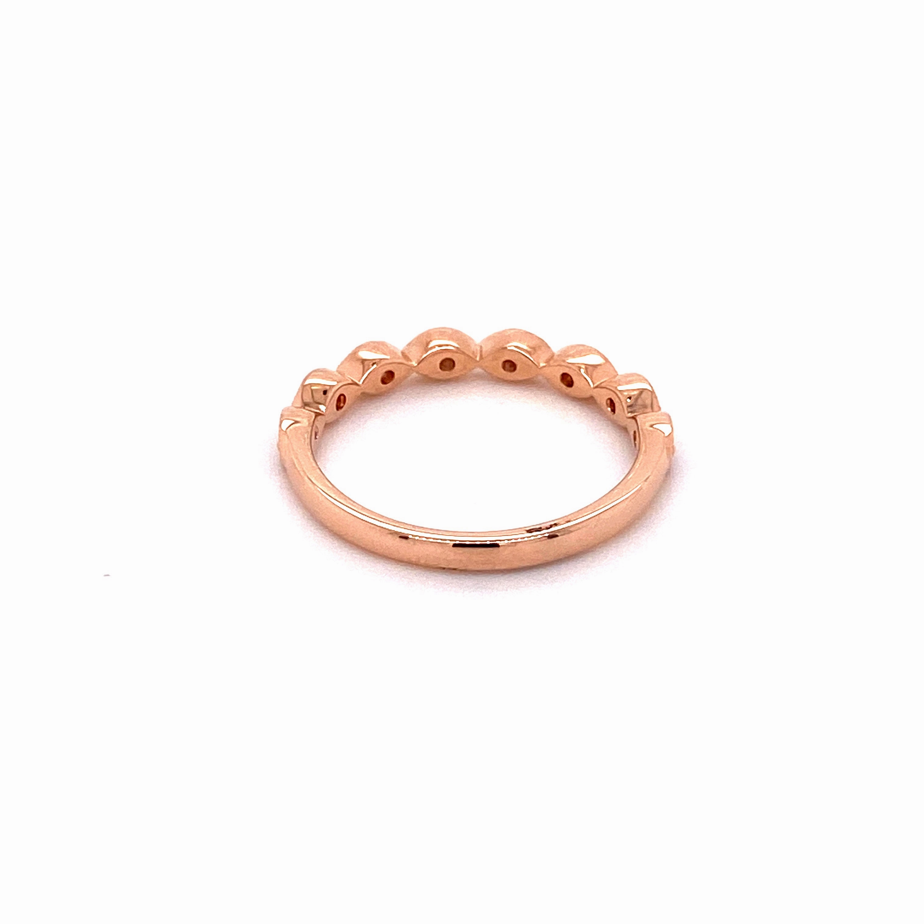 Marquise Rosegold Stacker Ring