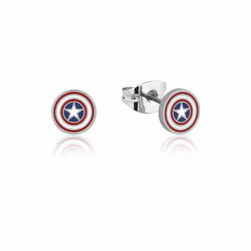Marvel - Captain America - Necklace & Earring
