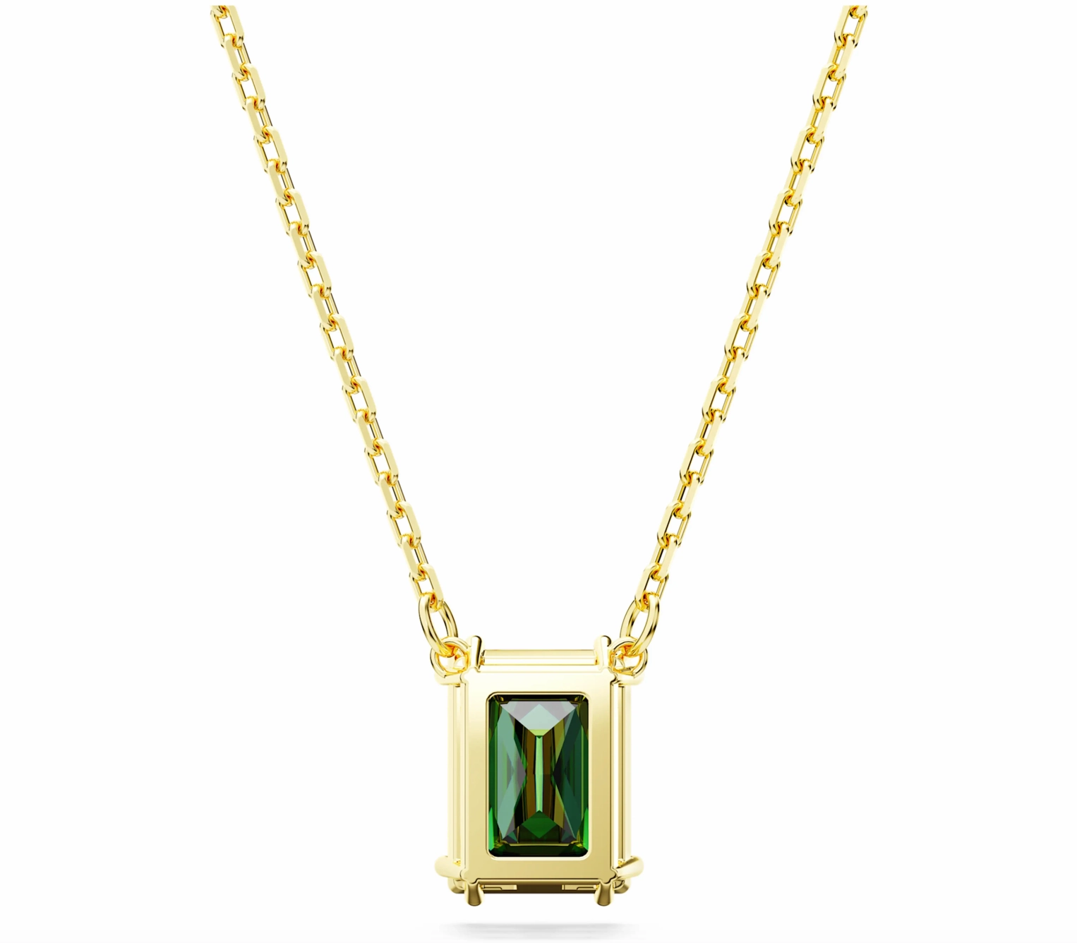 Matrix Green Gold Necklace