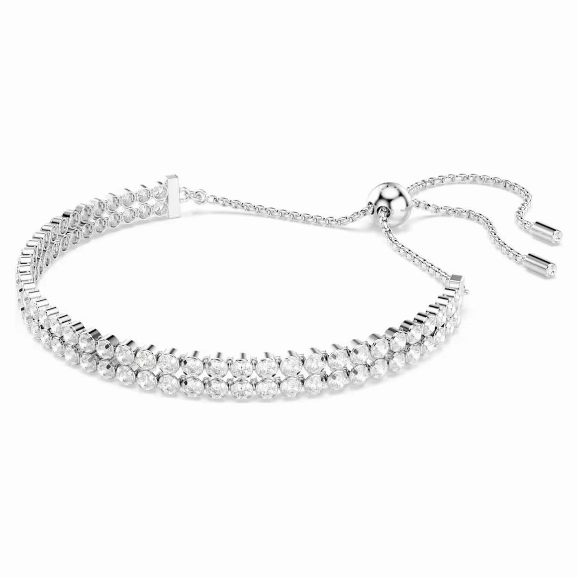 Matrix Round Cut Double Tennis Bracelet