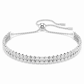Matrix Round Cut Double Tennis Bracelet