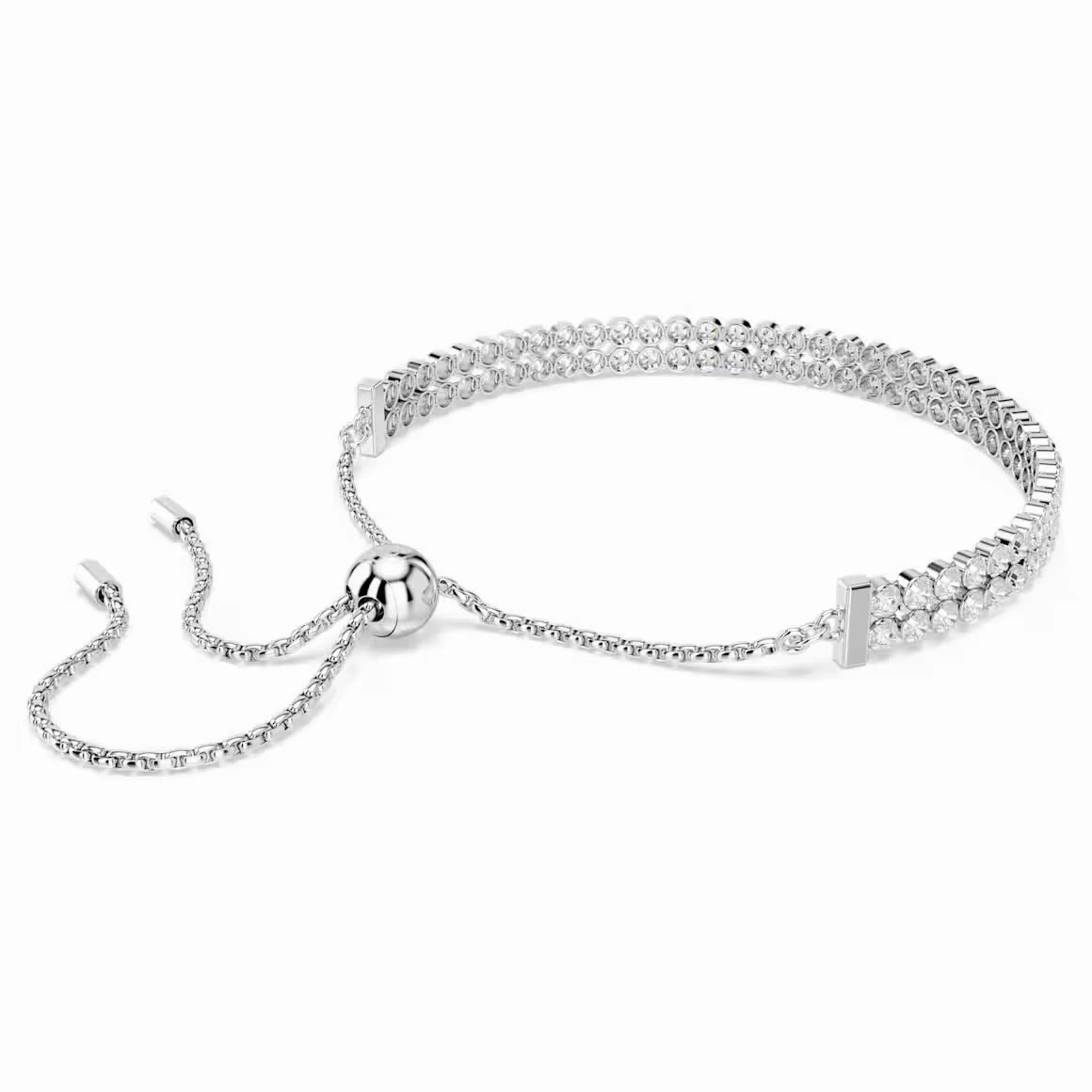 Matrix Round Cut Double Tennis Bracelet
