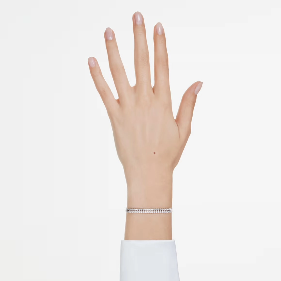 Matrix Round Cut Double Tennis Bracelet