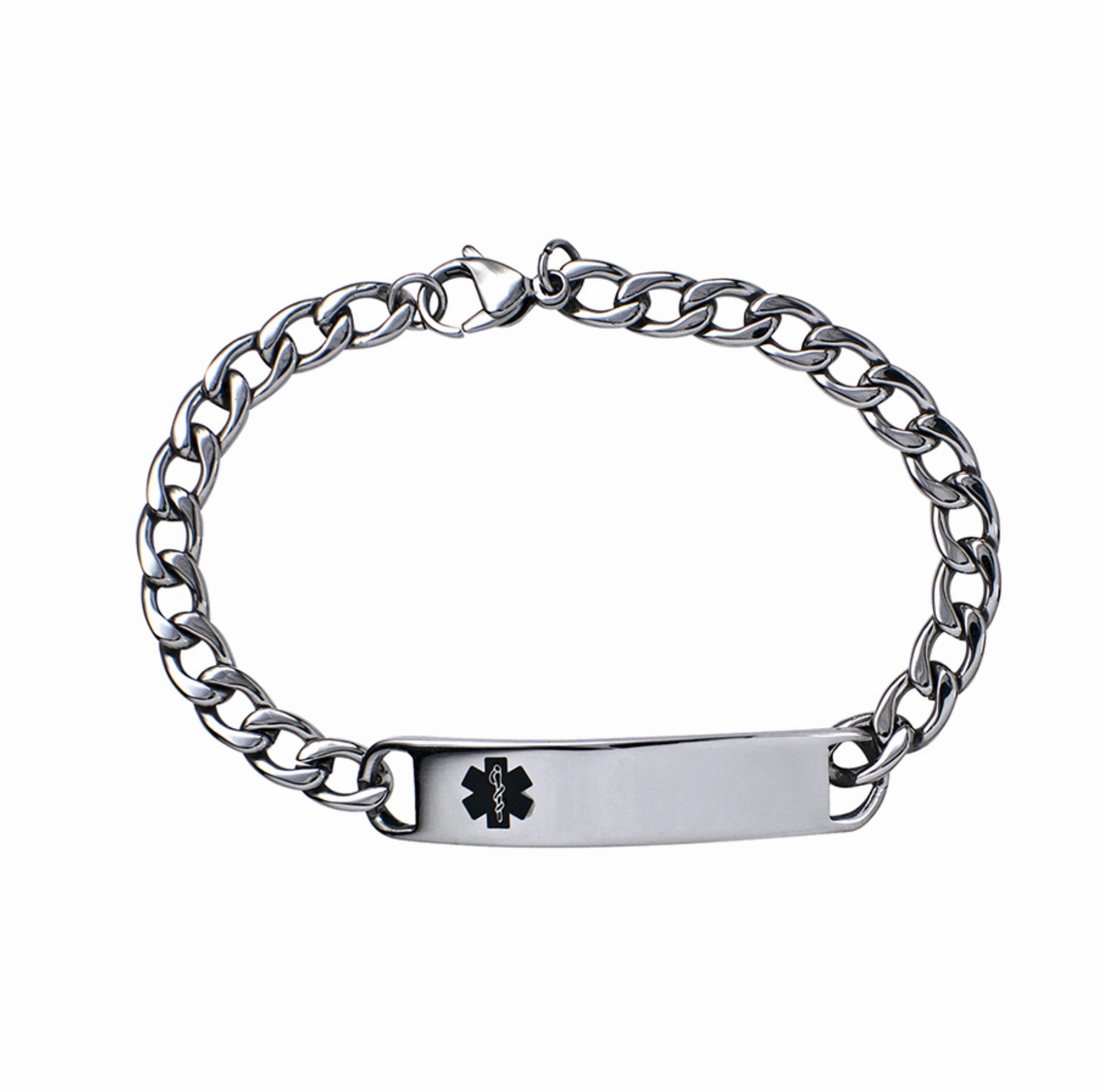 Mens Medical ID Bracelet