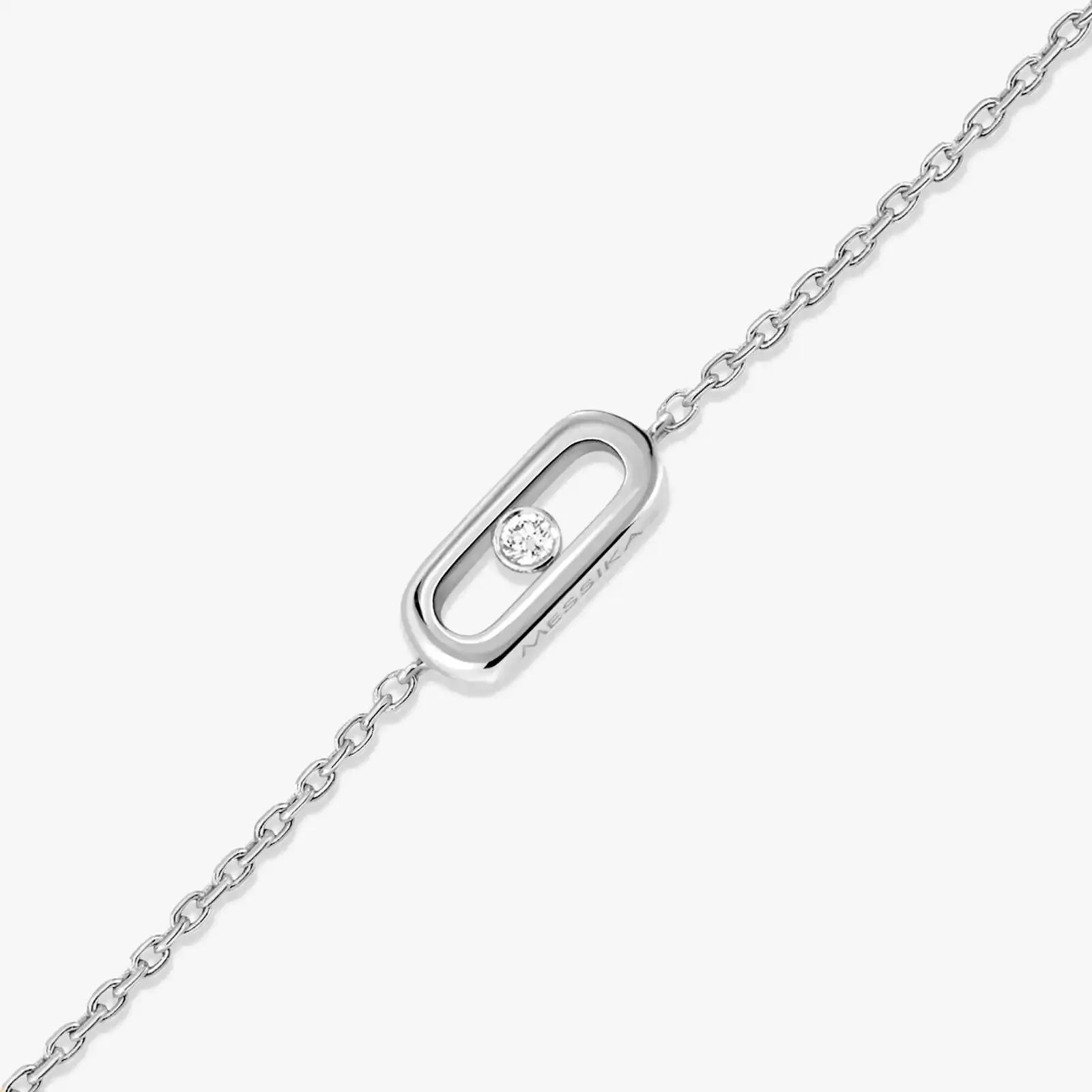 Messika Care(s) 18ct White Gold & Diamond Children's Bracelet