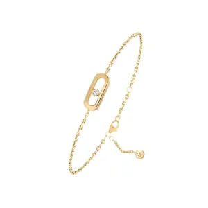 Messika Care(s) 18ct Yellow Gold & Diamond Children's Bracelet