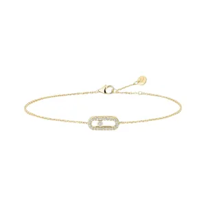 Messika Care(s) 18ct Yellow Gold & Diamond Pav Bracelet