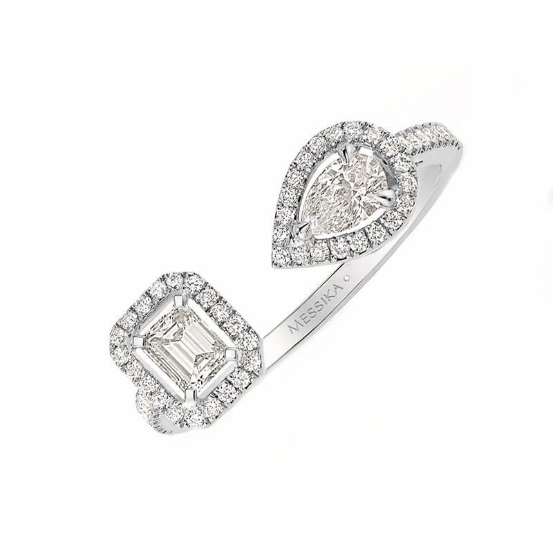 Messika My Twin Toi & Moi 18ct White Gold 0.45ct Diamond Ring