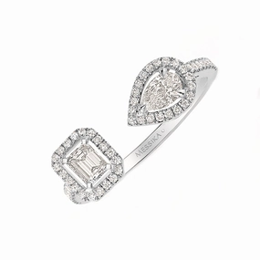 Messika My Twin Toi & Moi 18ct White Gold 0.45ct Diamond Ring