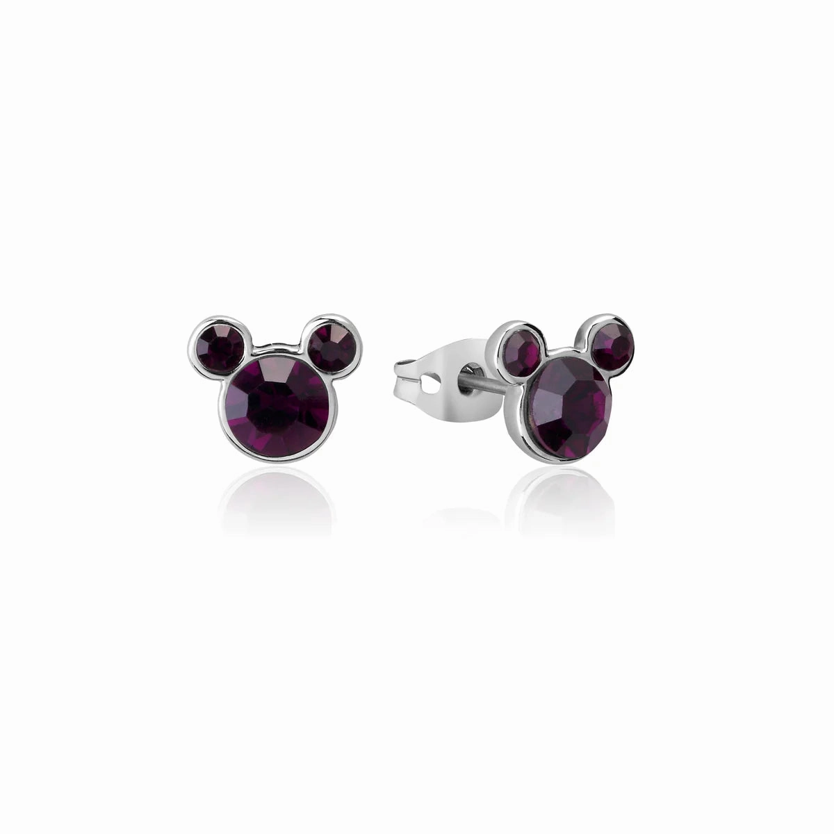 Mickey Mouse Birthstone Stud Earrings
