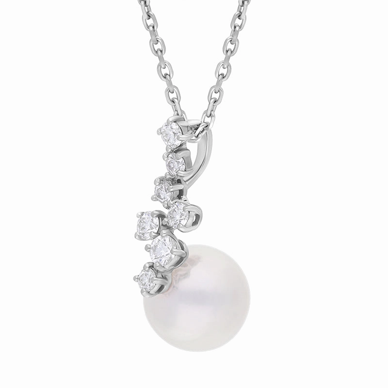 Mikimoto Starry Night 18ct White Gold Akoya Pearl Diamond