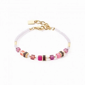 Mini Cubes Magenta Bracelet 4565/30-0422