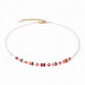 Mini Cubes Magenta Necklace 4565/10-0422