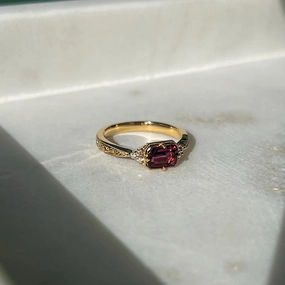 Miranda Pink Tourmaline Ring