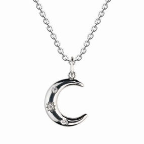Moon Star set Zirconia Pendant 9443CZ