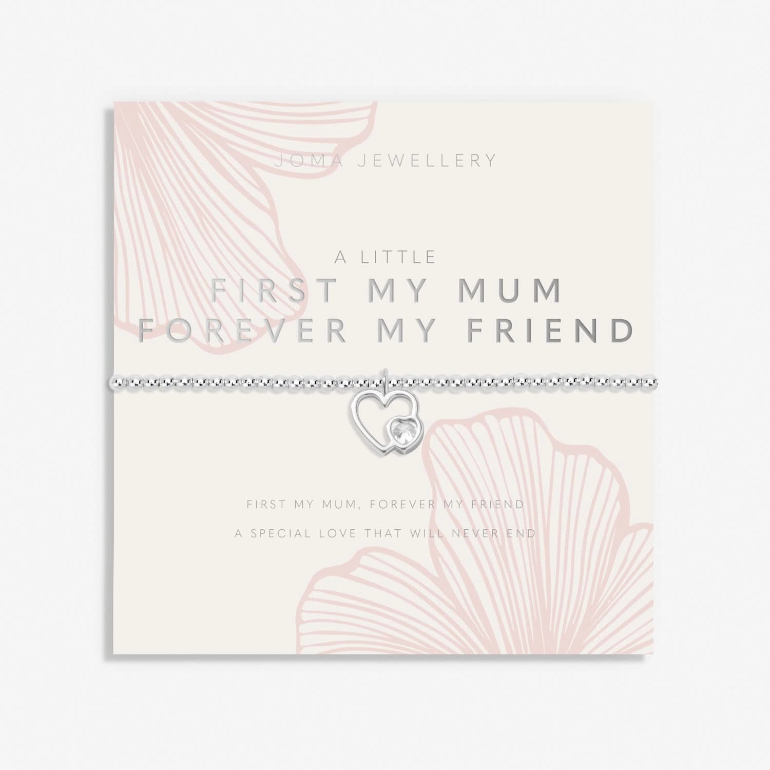 Mother's Day A Little First My Mum Forever My Friend Bracelet 8508