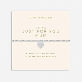 Mother's Day A Little Just For You Mum Silver Plated 17.5cm Bracelet 6864