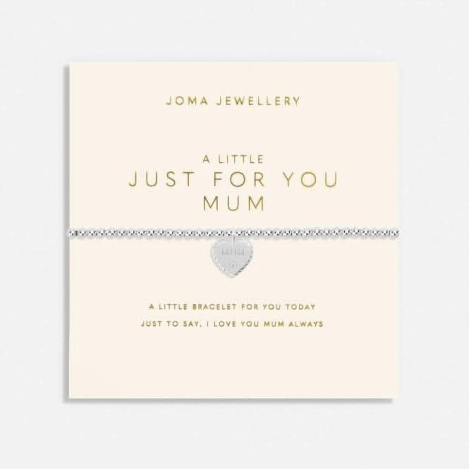 Mother's Day A Little Just For You Mum Silver Plated 17.5cm Bracelet 6864
