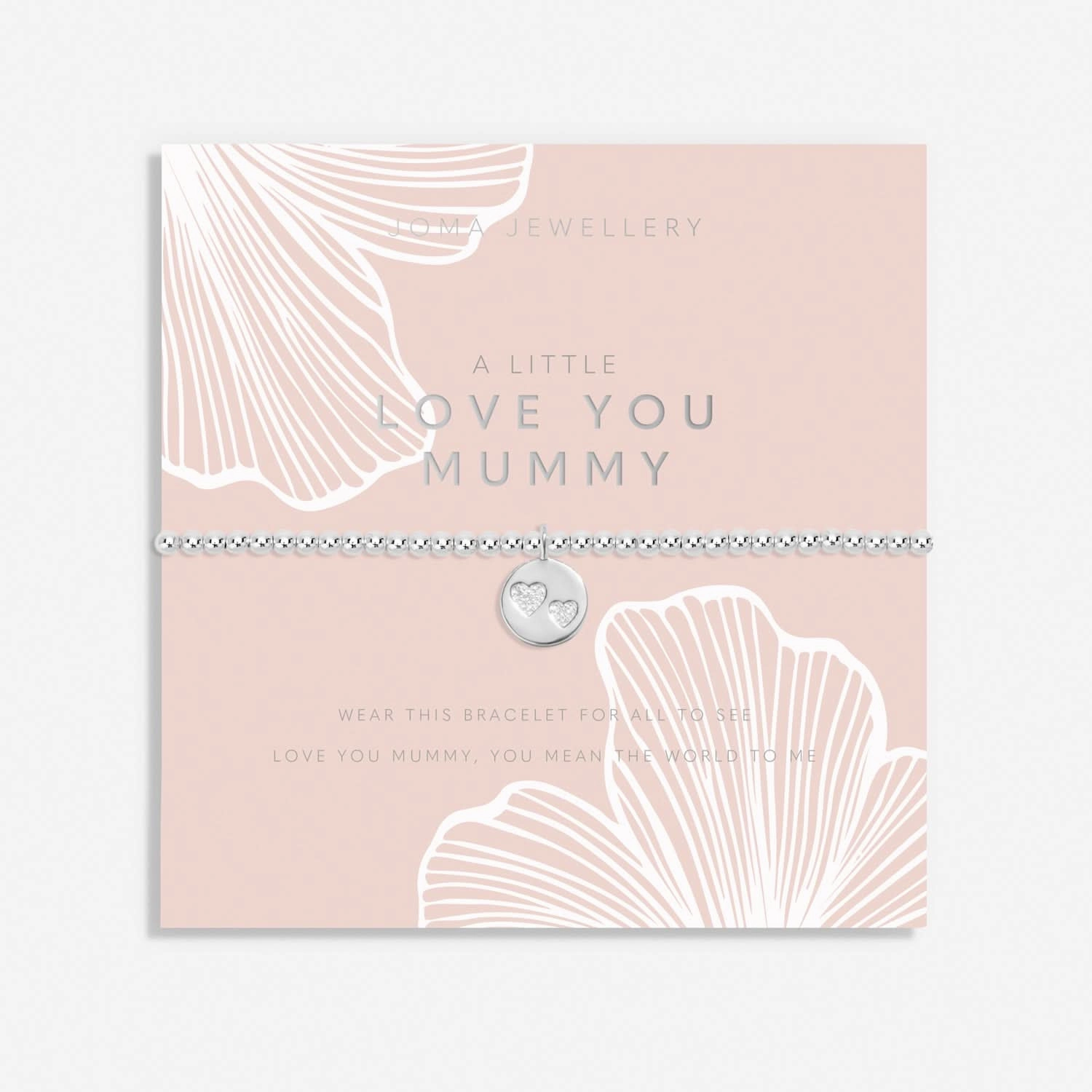 Mother's Day A Little Love You Mummy Silver Plated Bracelet 8513