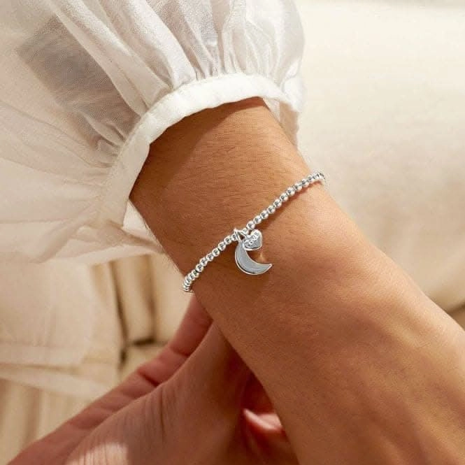 Mother's Day A Little Love You To the Moon Back Mum Silver Plated 17.5cm Bracelet 6858