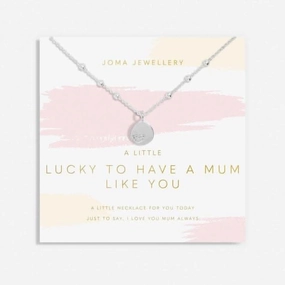Mother's Day A Little Lucky To Have A Mum Like You Silver Plated Necklace 6931
