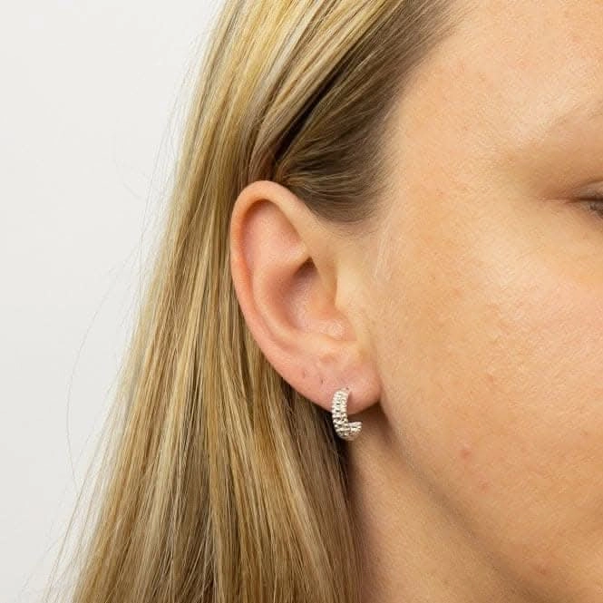 Multi Bead 3/4 Hoop Earrings E6010