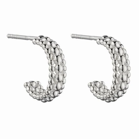 Multi Bead 3/4 Hoop Earrings E6010