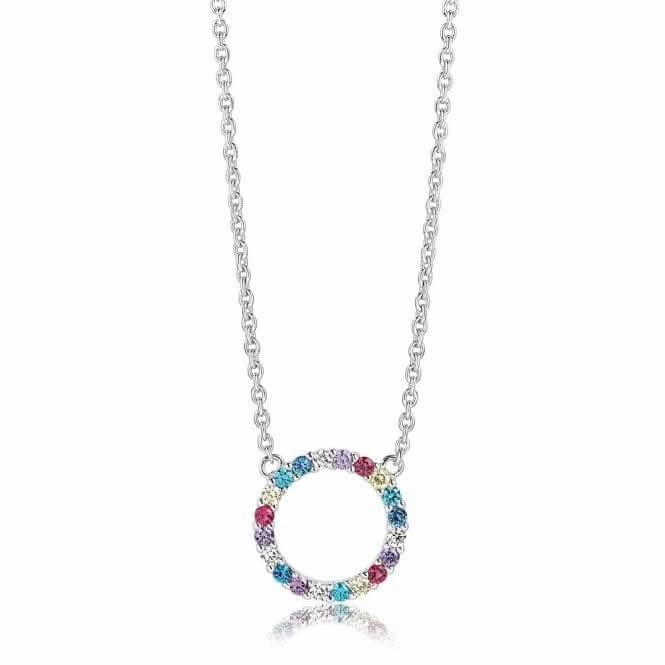 Multicoloured Zirconia Biella Grande Necklace SJ-C338(1)-XCZ