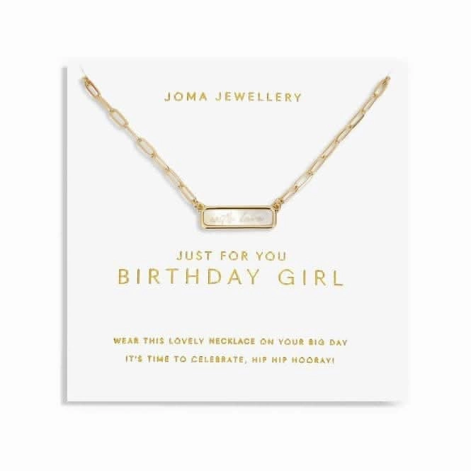 My Moments 'Just For You Birthday Girl' Necklace 5824