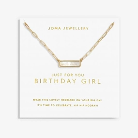My Moments 'Just For You Birthday Girl' Necklace 5824