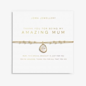 My Moments 'Thank You For Being My Amazing Mum' Bracelet 5753
