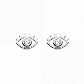 Mystic Eye Zirconia Stud Earrings 3335CZ