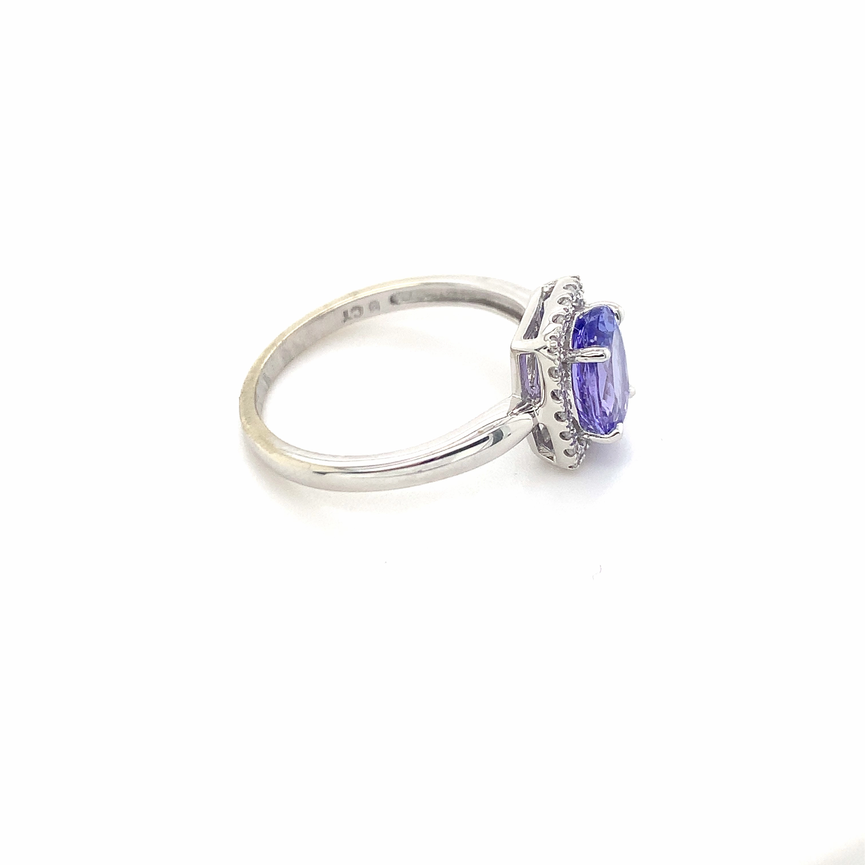 Natalie Tanzanite White Gold Ring
