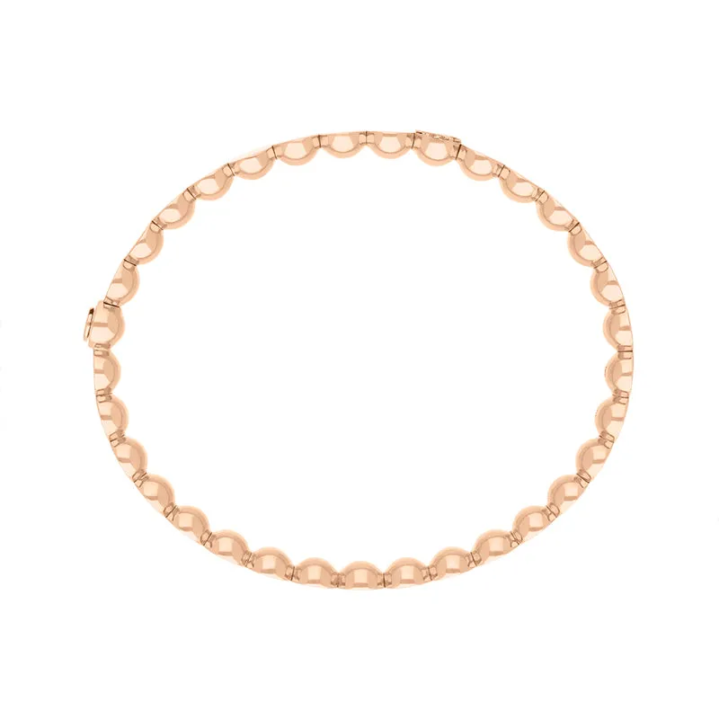 Pasquale Bruni Luce 18ct Rose Gold 0.11ct Diamond Half Moon Small Bracelet