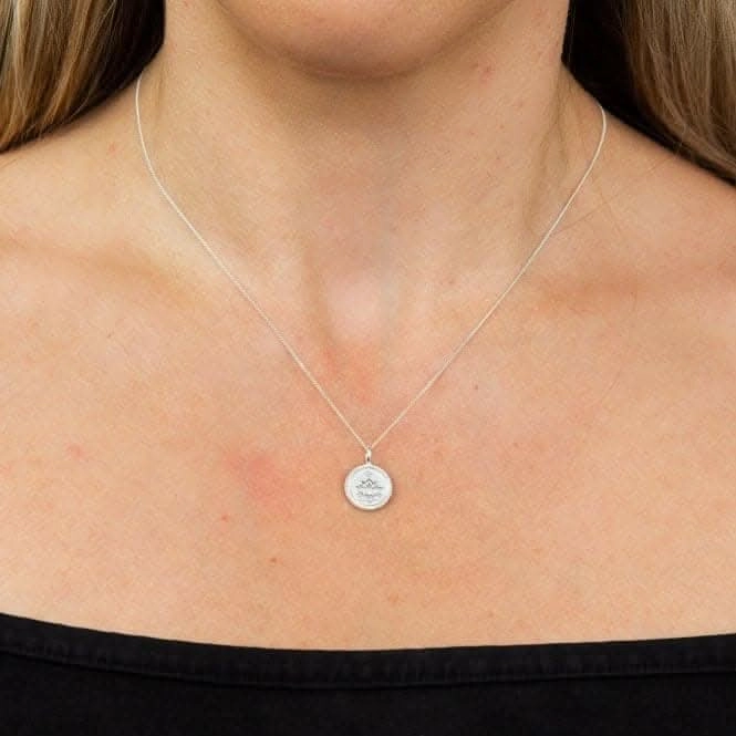 Peace  Wellbeing Empowerment Pendant  Zirconia P5006C