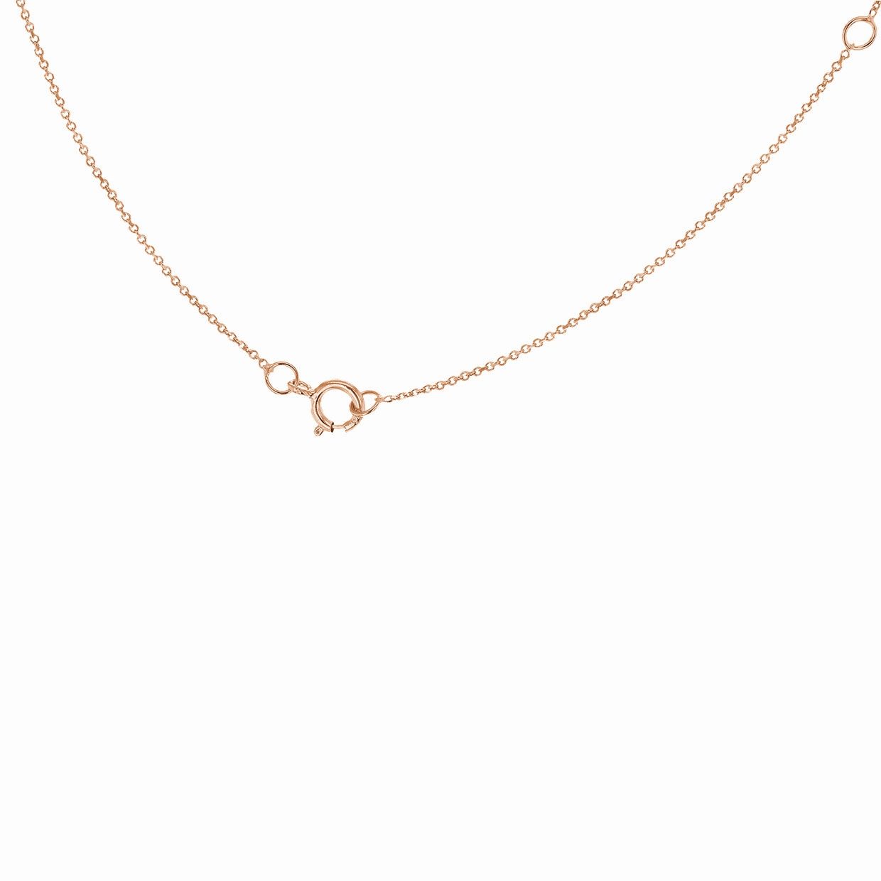 Petite Initial Letter 9ct Rose Gold Necklaces