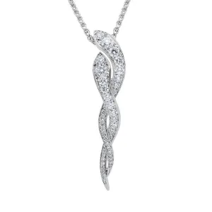 Picchiotti 18ct White Gold 1.64ct Diamond Twist Necklace D