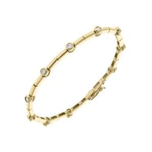 Picchiotti 18ct Yellow Gold 0.90ct Diamond Bracelet