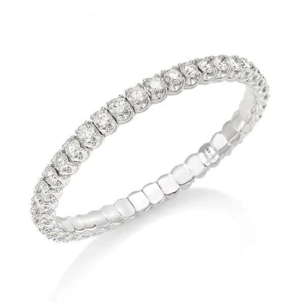 Picchiotti Xpandable 18ct White Gold 10.92ct Diamond Tennis Bracelet