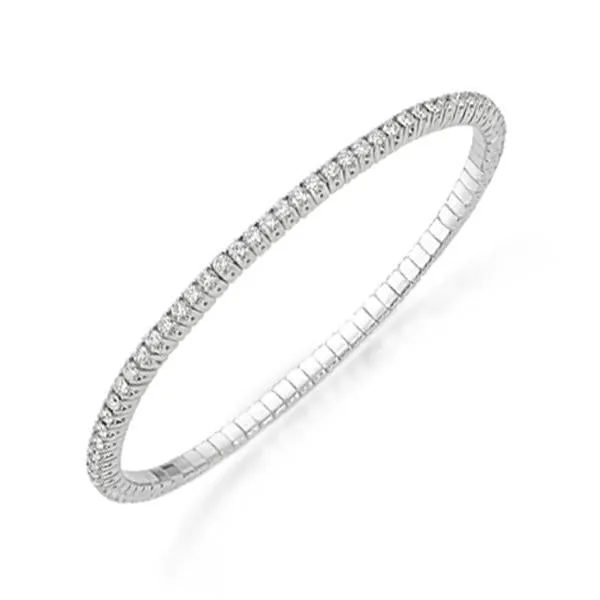 Picchiotti Xpandable 18ct White Gold 2.70ct Diamond Tennis Bracelet