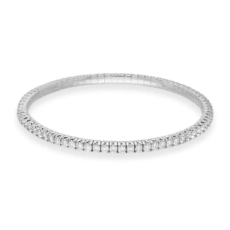 Picchiotti Xpandable 18ct White Gold 3.49ct Diamond Tennis Bracelet D